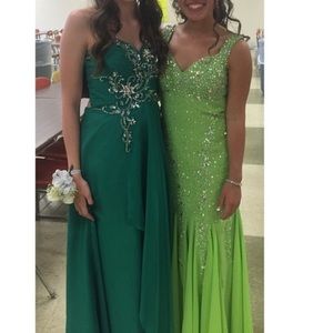 Emerald Green Prom Dress